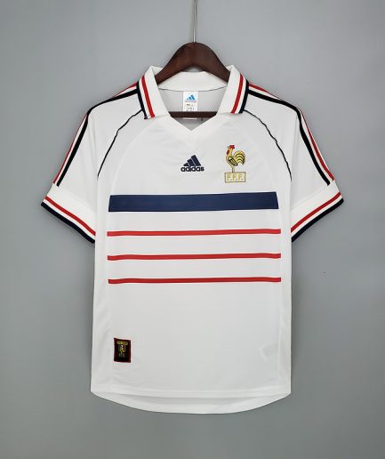 France Away Retro Jersey 1998 Replica