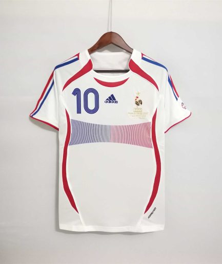 France Away Retro Jersey 2006 Replica World Cup Final Edition
