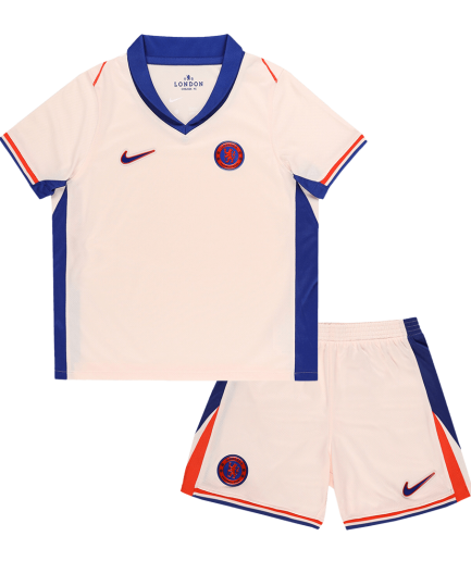 Kids Size Chelsea Away Jersey 2024 2025 Replica + Shorts