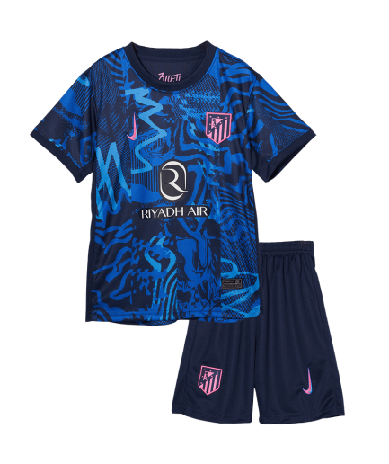 Kids Atletico Madrid 3rd Jersey 2024 2025 + Shorts