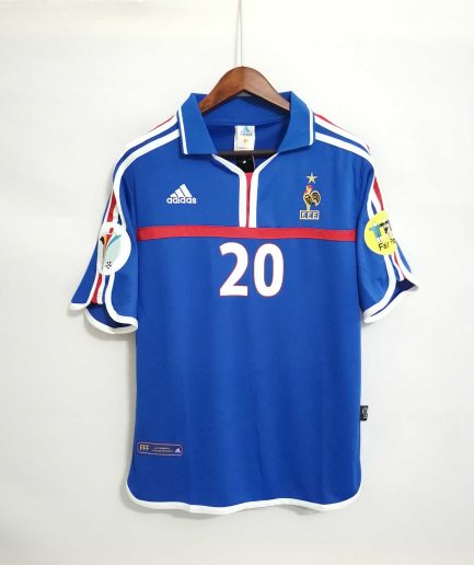 France Home Retro Jersey 2000 Replica