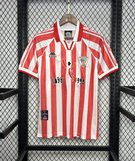 Atlético Bilbao Home Jersey 1995-1997 with Sponsor