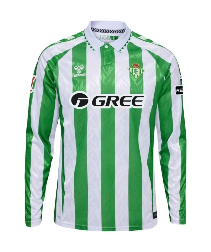 Long Sleeve Real Betis Home Jersey 2024/2025 Replica