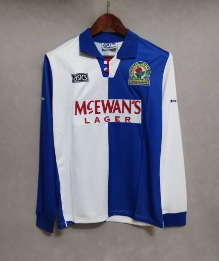Long Sleeve Blackburn Rovers Home Jersey 1994-1995