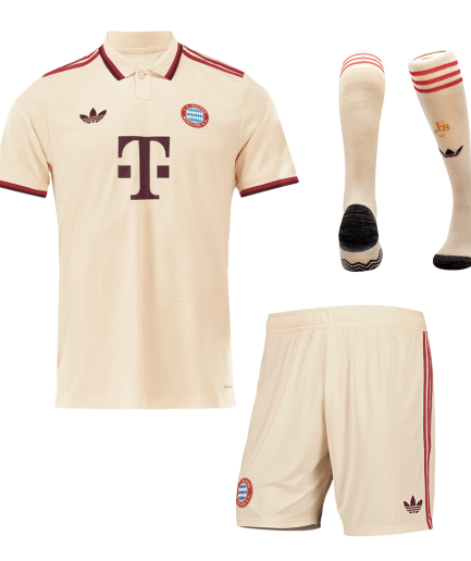 Full Kit Bayern Munchen 3rd Jersey 2024/2025 + Shorts + Socks