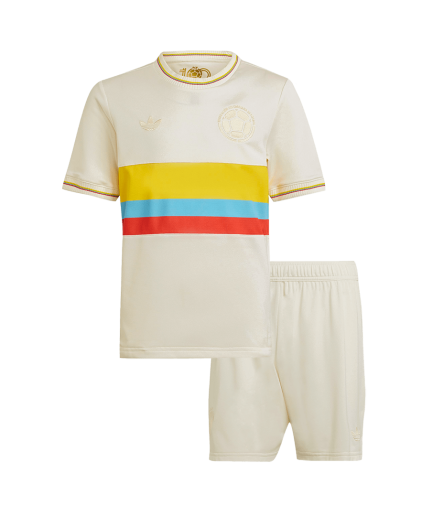 Kids Colombia 100 Years Anniversary Jersey 2024 Replica + Shorts