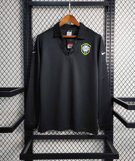 Brazil Goalkeeper Commemorative Jersey 2004 Replica Black