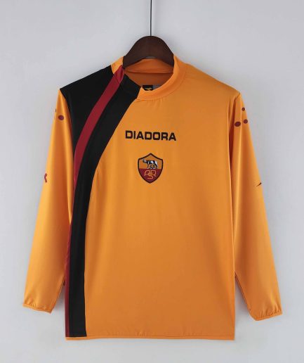 Long Sleeve AS Roma Away Jersey 2005 2006 Replica