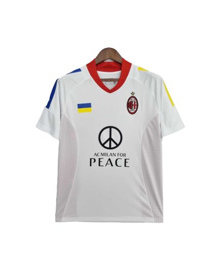AC Milan Away 2002 2003 Peace for Ukraine Edition Retro Jersey