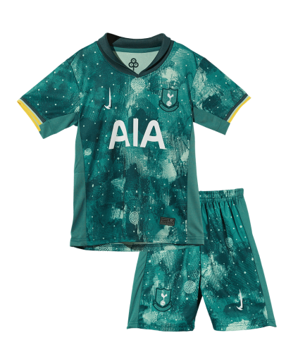 Kids Size Tottenham Hotspurs 3rd Jersey 2024 2025 Replica + Shorts