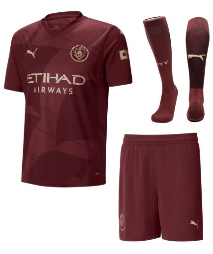 Full Kit Manchester City 3rd Jersey 2024 2025 Replica + Shorts + Socks
