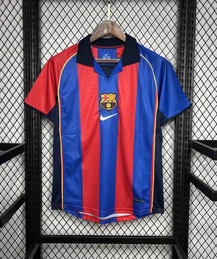 Barcelona Home Jersey 2001 2002 Replica