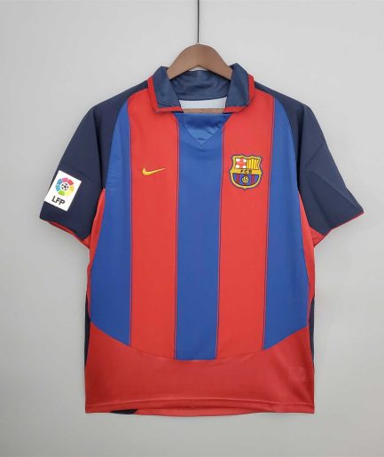 Barcelona Home Jersey 2003 2004 Replica