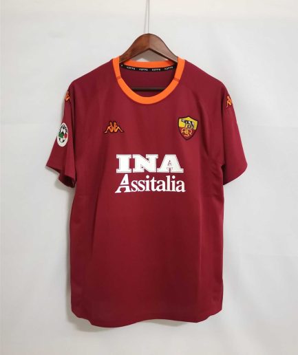 AS Roma Home Jersey 2000 2001 Replica
