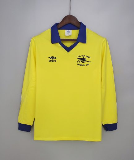 Long Sleeve Arsenal Away Jersey 1971 1979 Replica
