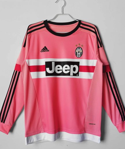 Long Sleeve Juventus Away Retro Jersey 2015 2016 Replica
