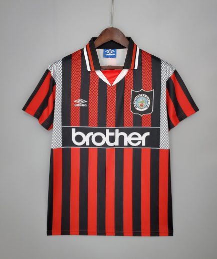 Manchester City Away Retro Jersey 1994 1996 Replica
