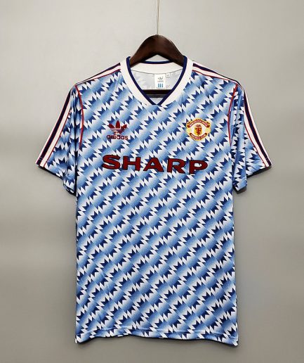 Manchester United Away Retro Jersey 1990 1992 Replica