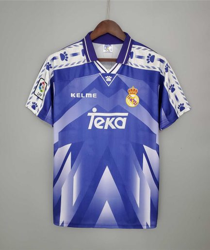 Real Madrid Away Retro Jersey 1996 1997 Replica