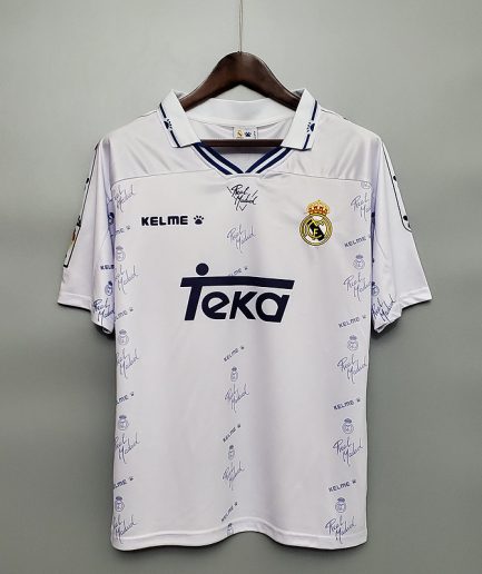 Real Madrid Home Retro Jersey 1994 1996 Replica