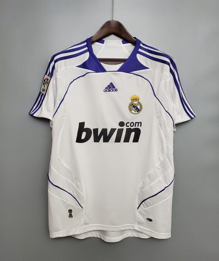 Real Madrid Home Retro Jersey 2007 2008 Replica