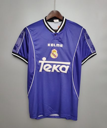 Real Madrid Away Retro Jersey 1997 1998 Replica