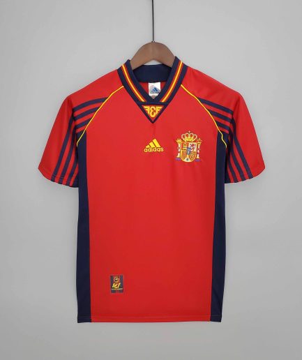 Spain Home Retro Jersey 1998 Replica