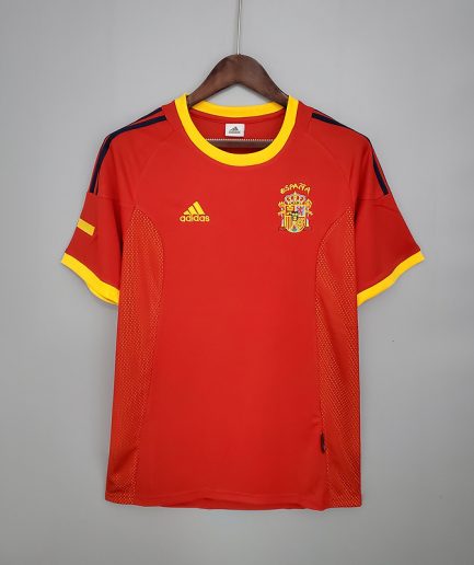 Spain Home Retro Jersey 2002 Replica