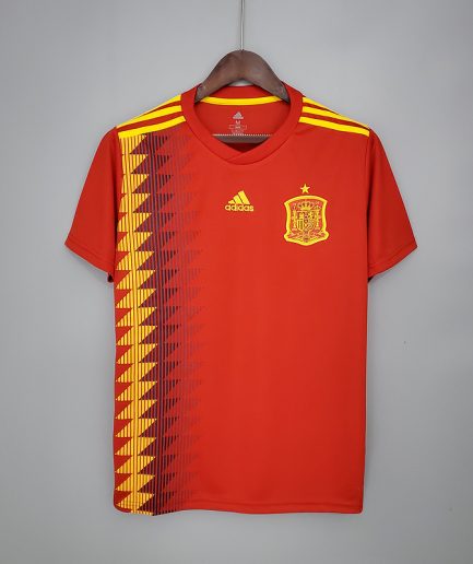 Spain Home Retro Jersey 2018 Replica
