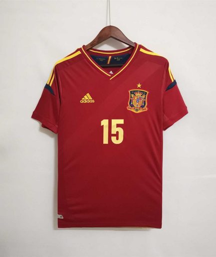 Spain Home Retro Jersey 2012 Replica