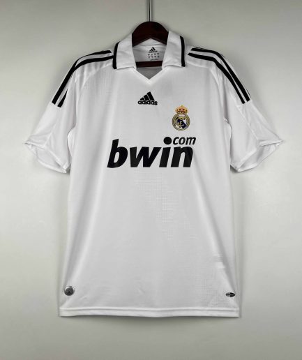 Real Madrid Home Retro Jersey 2008 2009 Replica