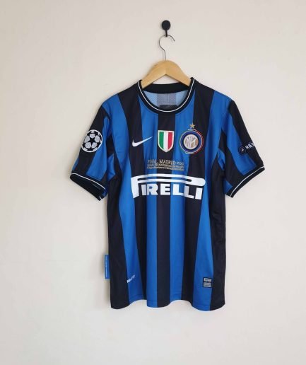 Inter Milan Home Retro Jersey 2009 2010 Champions League Final Edition Replica