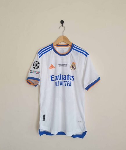 Real Madrid Home Retro Jersey 2021 2022 Champions League Final Edition Replica