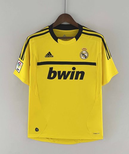Real Madrid Goalkeeper Yellow Retro Jersey 2011 2012 Replica