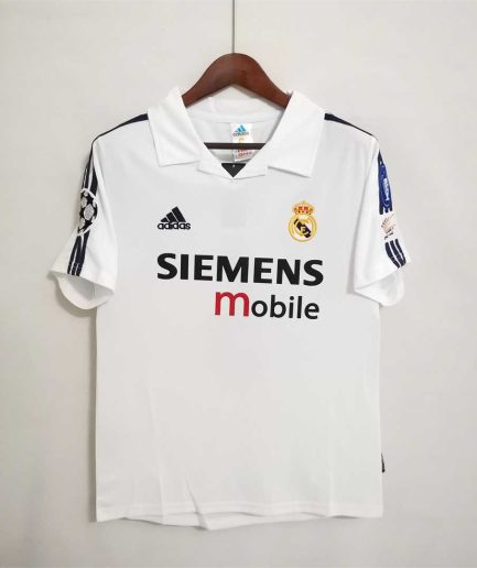 Real Madrid Home Retro Jersey 2002 2003 Replica