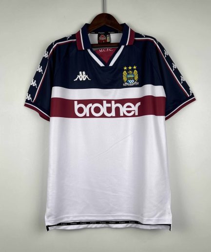 Manchester City Away Retro Jersey 1997 1998 Replica