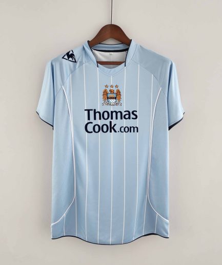 Manchester City Home Retro Jersey 2007 2008 Replica