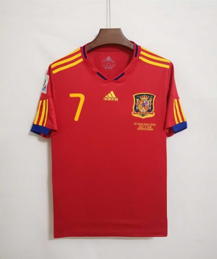 Spain Home Retro Jersey 2010 Replica