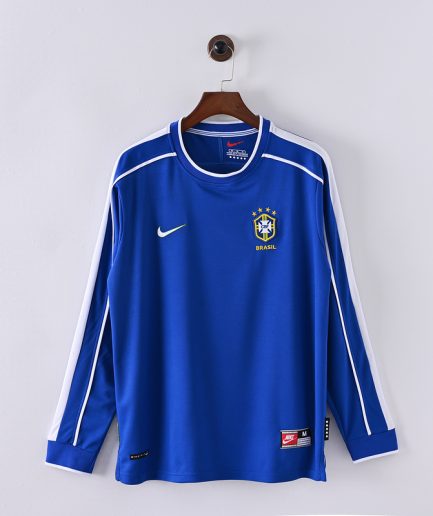 Long Sleeve Brazil Away 1998