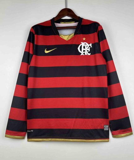 Long Sleeve Flamengo Home Jersey 2008-2009