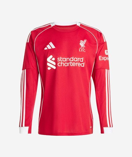 Long Sleeve Liverpool Home Jersey 2025/2026