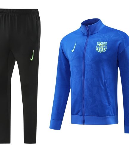 Barcelona Anthem Jacket 2025 – Blue (BR2094)