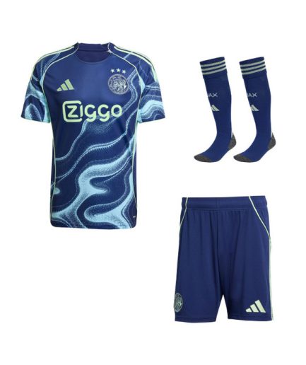 Ajax Away 2025–2026 Full Kit with Shorts + Socks