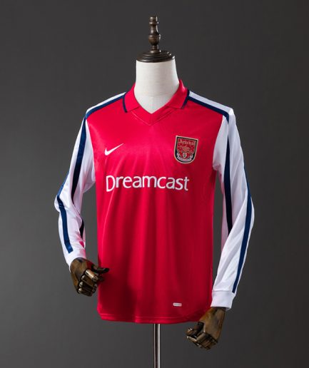 Long Sleeve Arsenal Home Jersey 2000/2001
