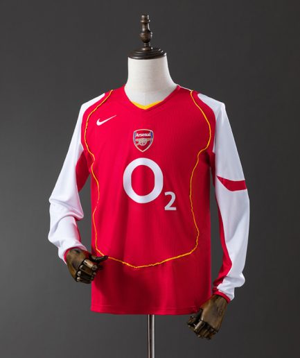 Long Sleeve Arsenal Home Jersey 2004/2005