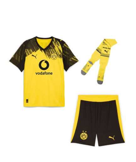Dortmund Home 2025–2026 Full Kit with Shorts + Socks