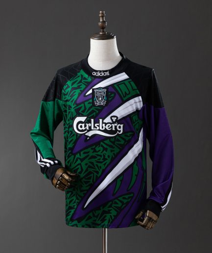 Long Sleeve Liverpool Goalkeeper Jersey 1995/1996 Green