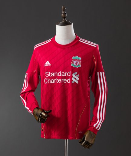 Long Sleeve Liverpool Home Jersey 2010/2011