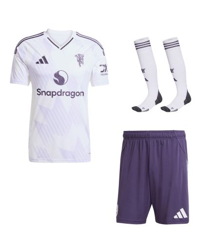 Manchester United Away 2025–2026 Full Kit with Shorts + Socks