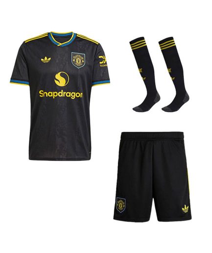 Manchester United 3rd 2025–2026 Full Kit with Shorts + Socks